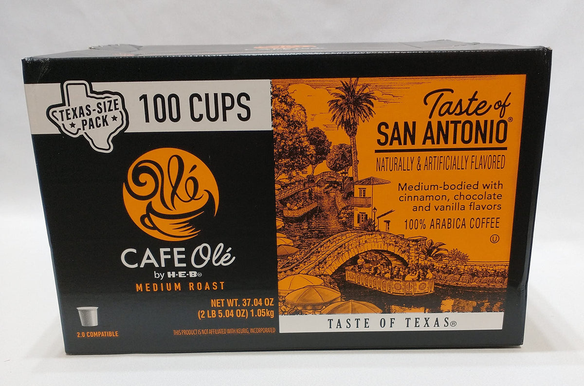 Great British Trading Limited Cafe Ole Taste of San Antonio pods pack-shot, convenient single-serve flavor for quick mornings