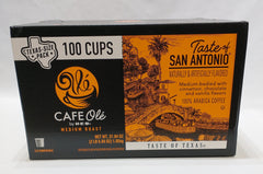 Great British Trading Limited Cafe Ole Taste of San Antonio pods pack-shot, convenient single-serve flavor for quick mornings