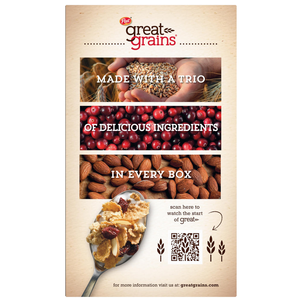 Spoonful of Great Grains Cranberry Almond Crunch ready for breakfast