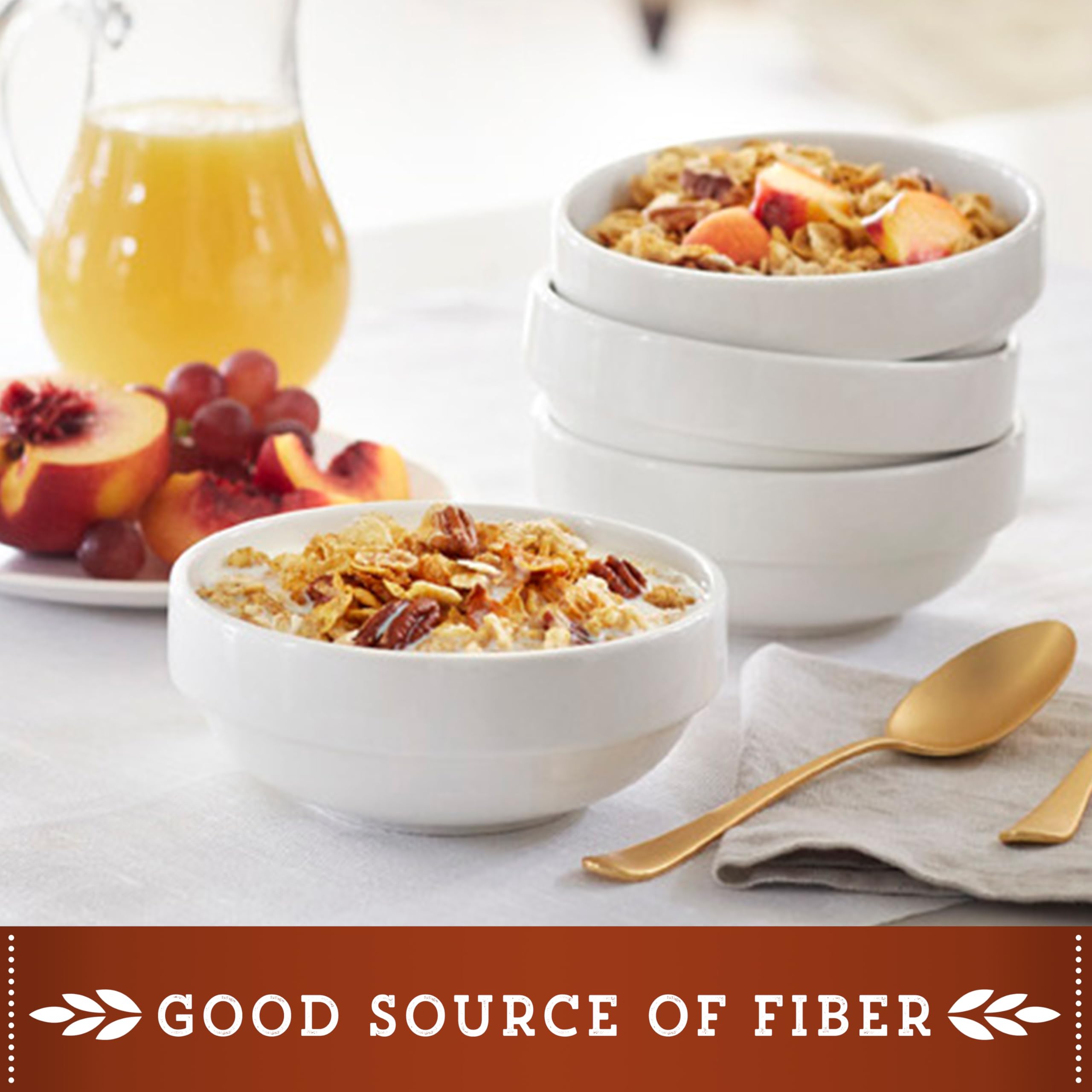 Great Grains Crunchy Pecans real cranberries close-up highlighting natural sweetness.
