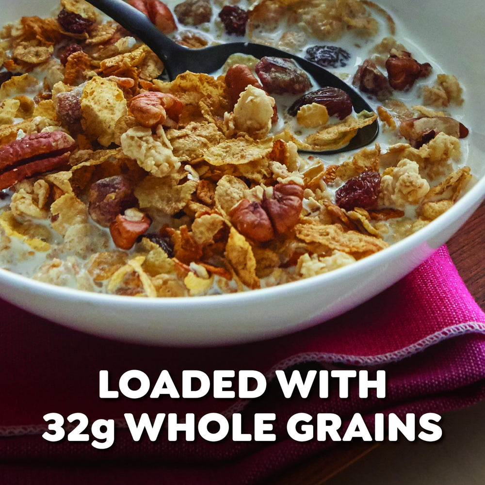 Great Grains dates and pecans close-up on ingredient panel