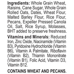Raisins, dates, and pecans in Great Grains create a chewy, flavorful breakfast mix.