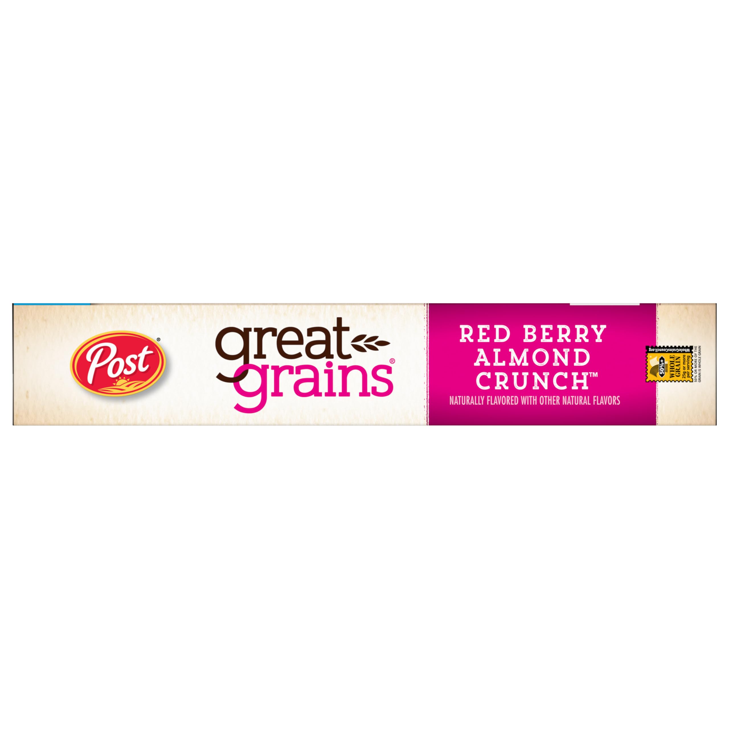 Hero shot of Great Grains Red Berry Almond Crunch for morning routine