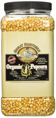 Great Northern Popcorn organic kernels bulk jug front view for theater-style popcorn at home
