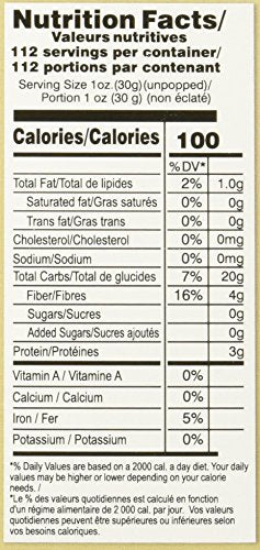 Great Northern Popcorn organic kernels bulk jug with resealable lid preserves freshness