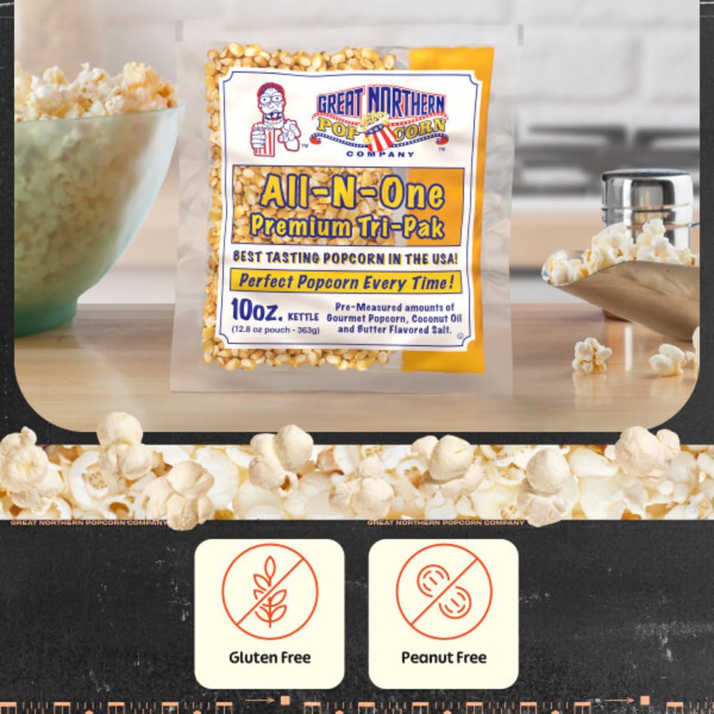 Great Northern Popcorn case of 24 packs for bulk movie nights.