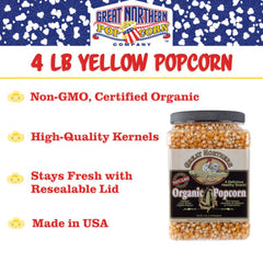 Great Northern Popcorn Moisture-Proof Container preserves freshness between uses