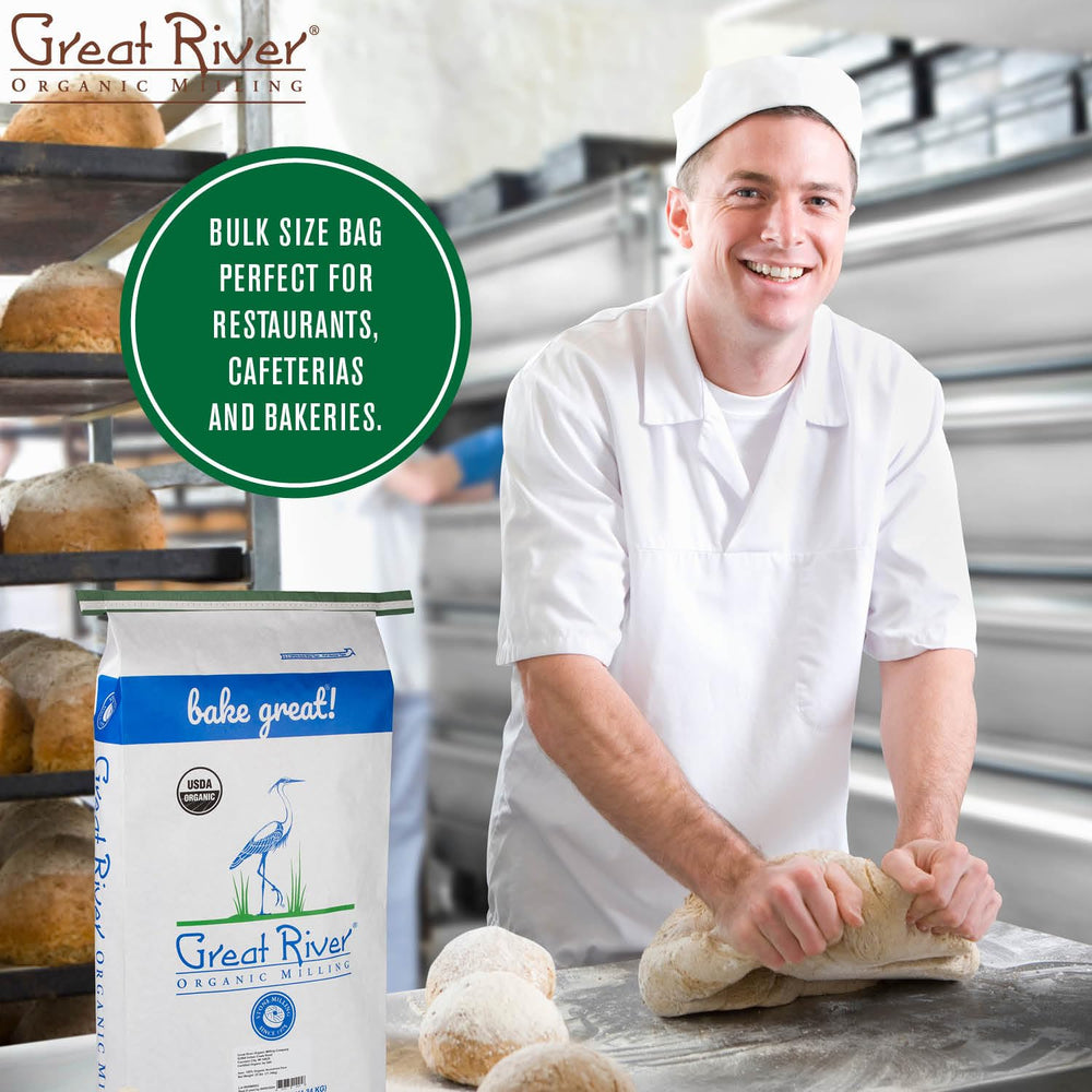 Great River Milling buckwheat dough demonstrates baking versatility.