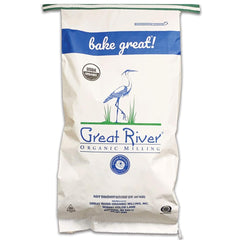 Great River Milling Organic Steel Cut Oats bag, ideal for hearty breakfasts and meal prep.