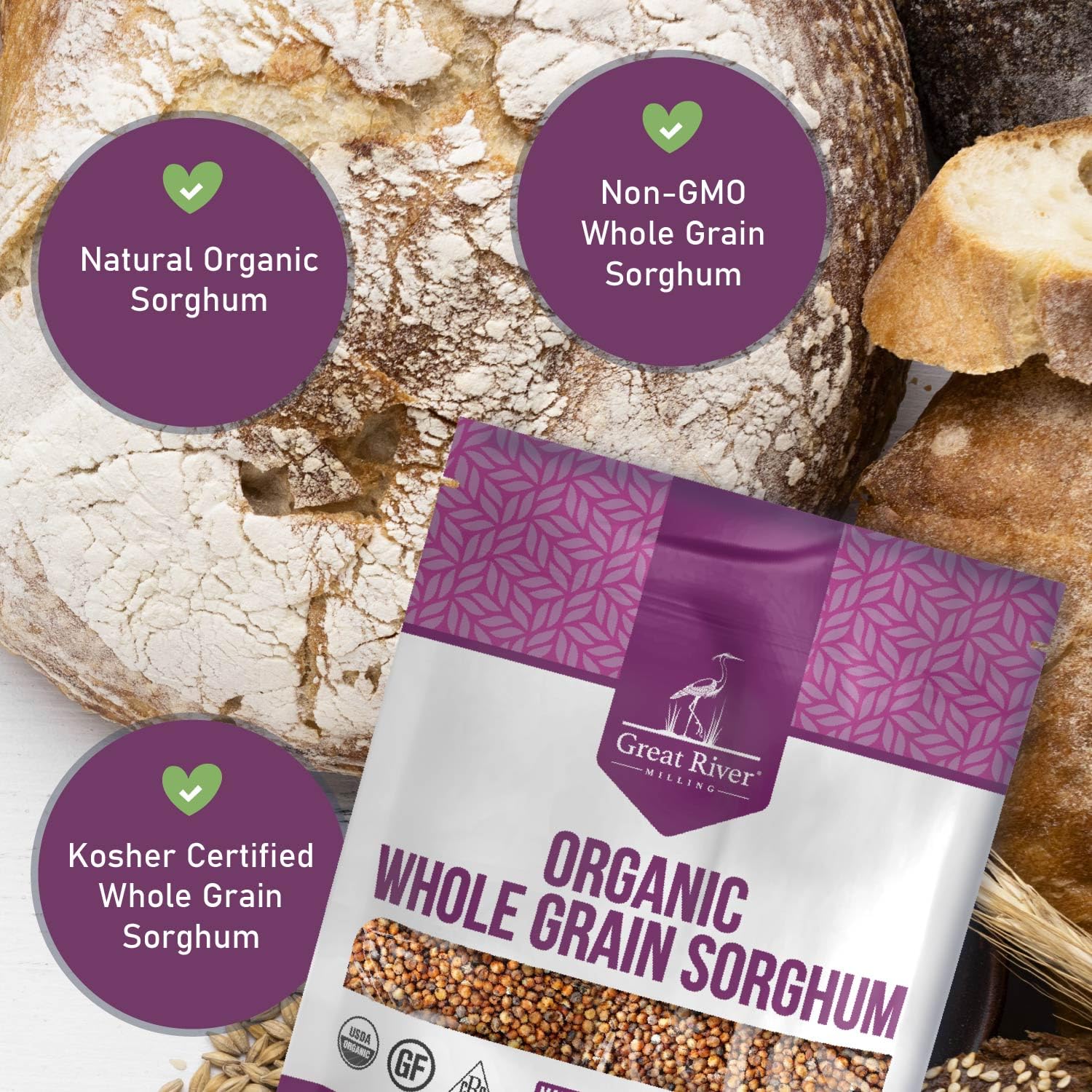 Great River Milling sorghum porridge bowl, showcasing a hearty breakfast option.