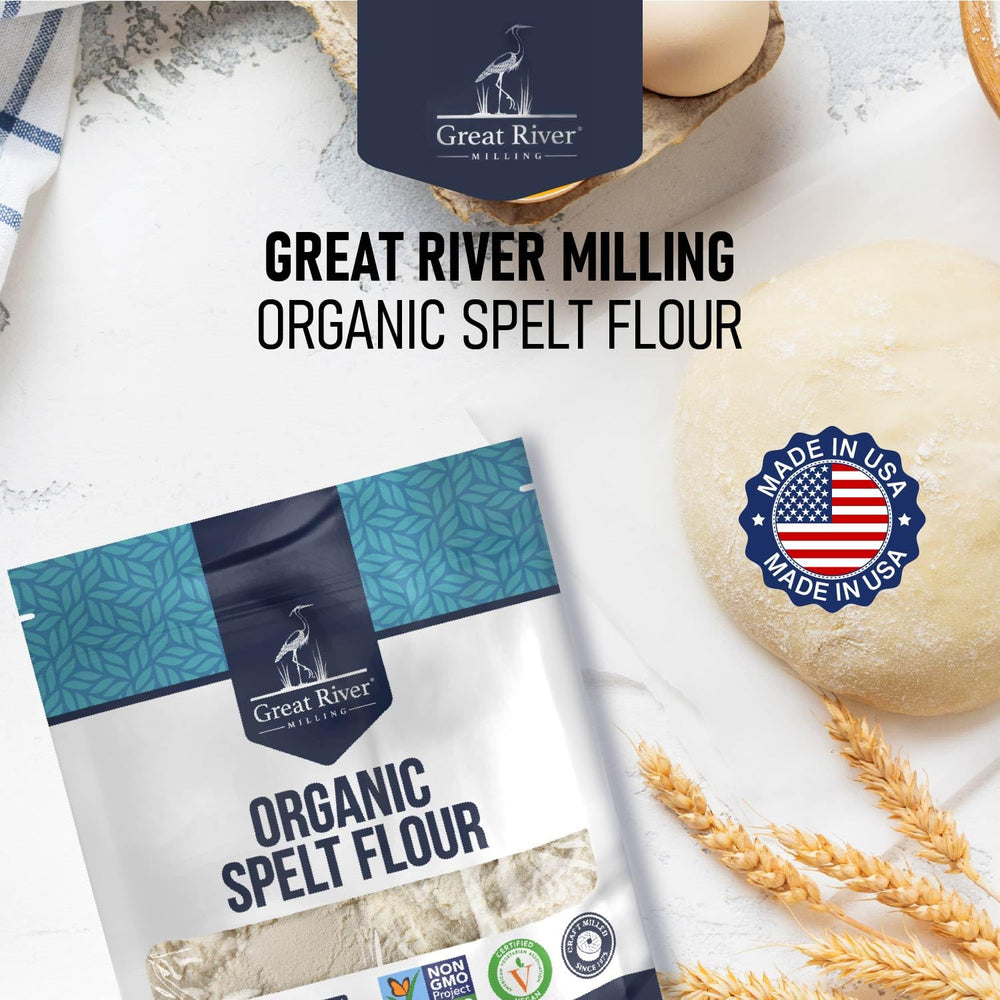 Great River Milling Spelt Flour cookies dough with subtle nutty flavor.