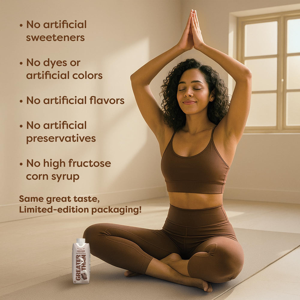Greater Than plant-based ingredients showcase clean hydration you can trust.