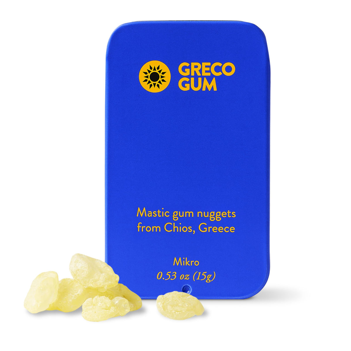 Greco Gum mastic gum nuggets large pieces for jawline training and fresh breath