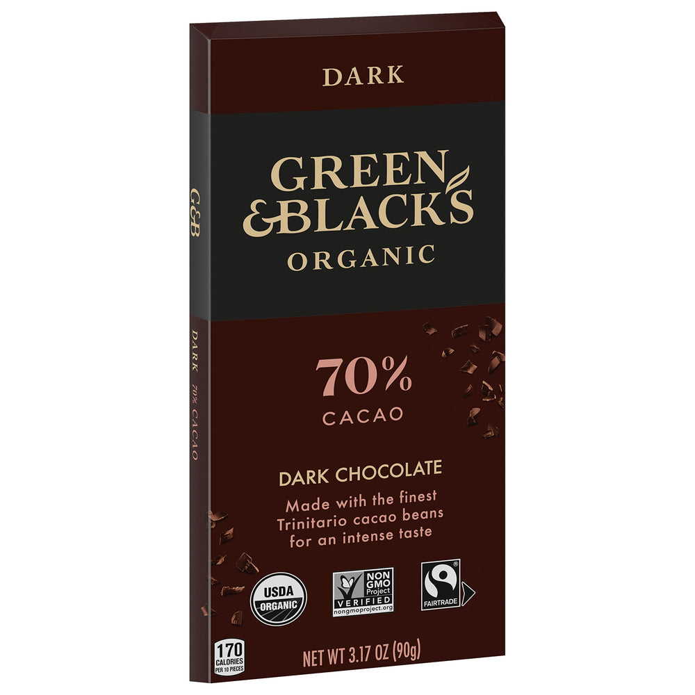 Green & Black's Organic 70% chocolate with berries pairing suggestion image