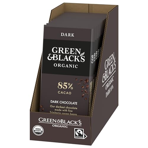 Green & Black's Organic tasting setup paired with berries and coffee.