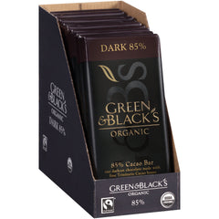 Green & Black's vanilla note detail from ingredients, suggesting a smooth finish.