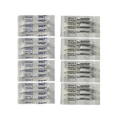 Green Direct salt and pepper packets in bulk packaging for efficient cafe service