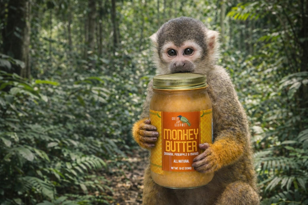 Monkey Butter at a picnic setup, versatile spread for meals outdoors