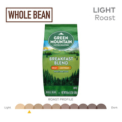 Green Mountain Breakfast Blend Decaf cup steaming invites cozy mornings
