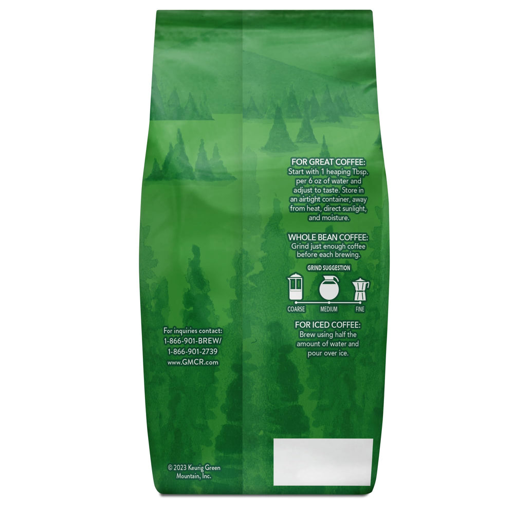 Green Mountain Breakfast Blend French press ready for balanced flavor.