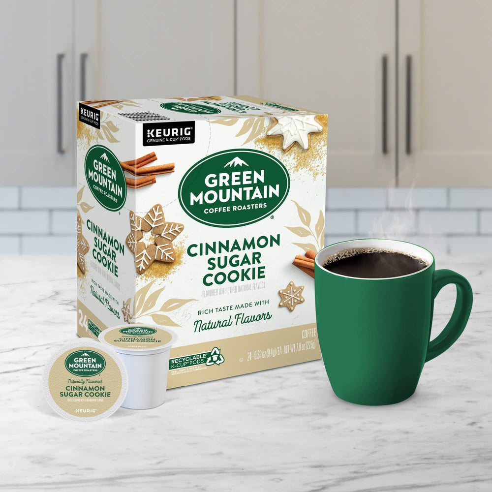 Green Mountain coffee offers a bright aroma and light body for mornings.