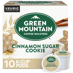 Green Mountain Cinnamon Sugar Cookie K-Cup pod ready for a dependable morning brew.