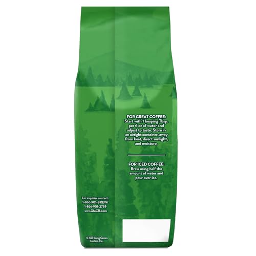 Dawn ambiance with Green Mountain Breakfast Blend.