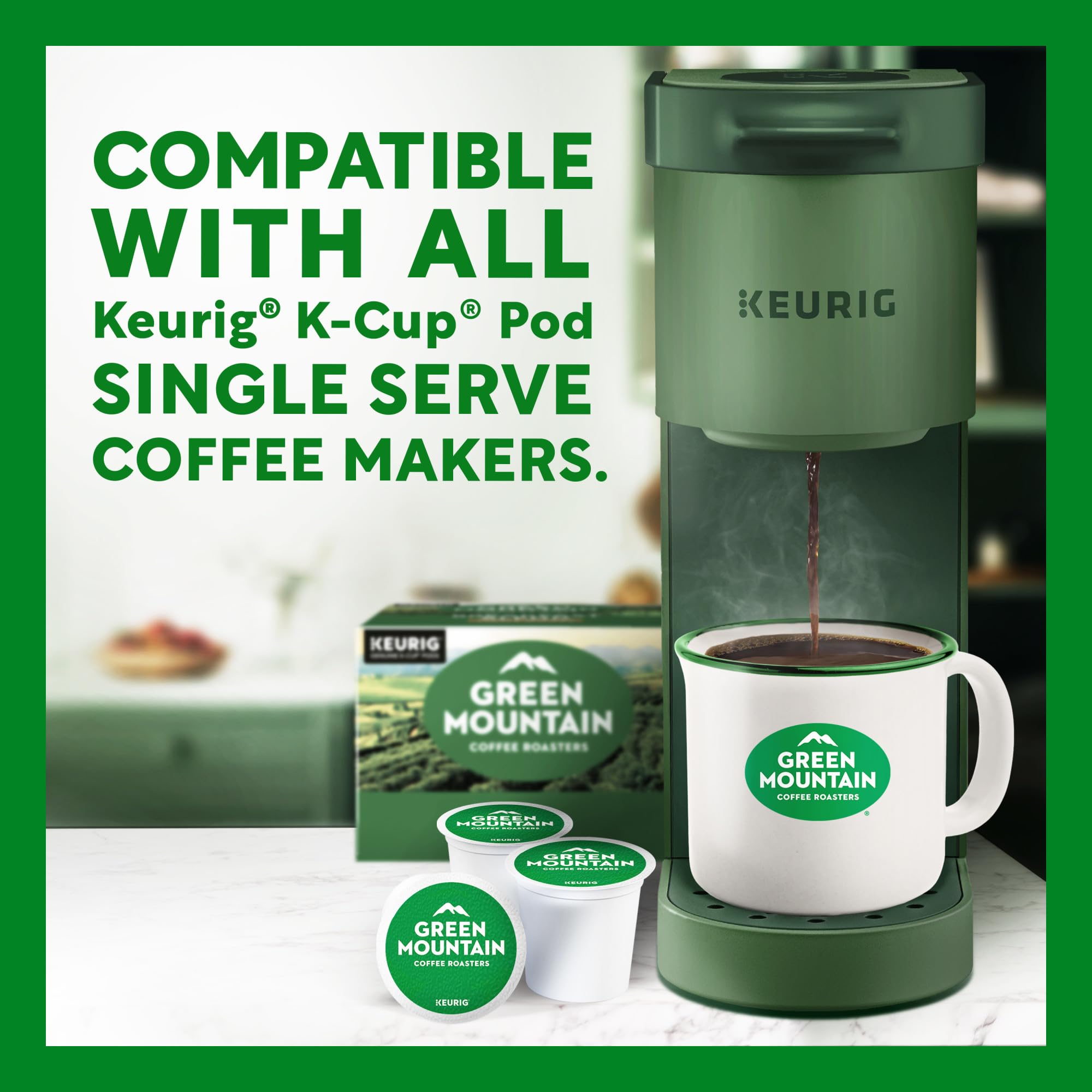 Brew a rich cup quickly with Keurig single-serve convenience.