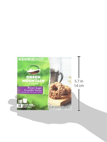 Morning mug with Green Mountain Brown Sugar Crumble Donut for a cozy start.