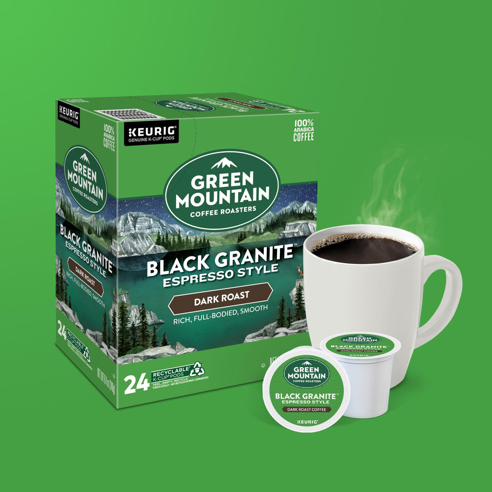 Green Mountain Coffee Roasters Black Granite toasted nuts aroma in the cup