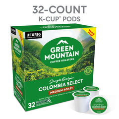 Green Mountain Coffee Roasters Colombia Select Keurig compatibility image, easy brewing with trusted pods