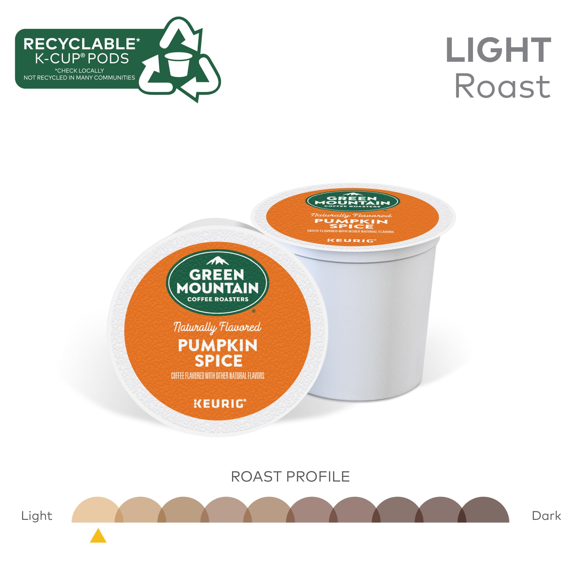 Fall-flavor coffee from Green Mountain delivers a comforting break in your day.