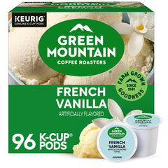 Green Mountain French Vanilla pod for Keurig machines delivering smooth vanilla flavor
