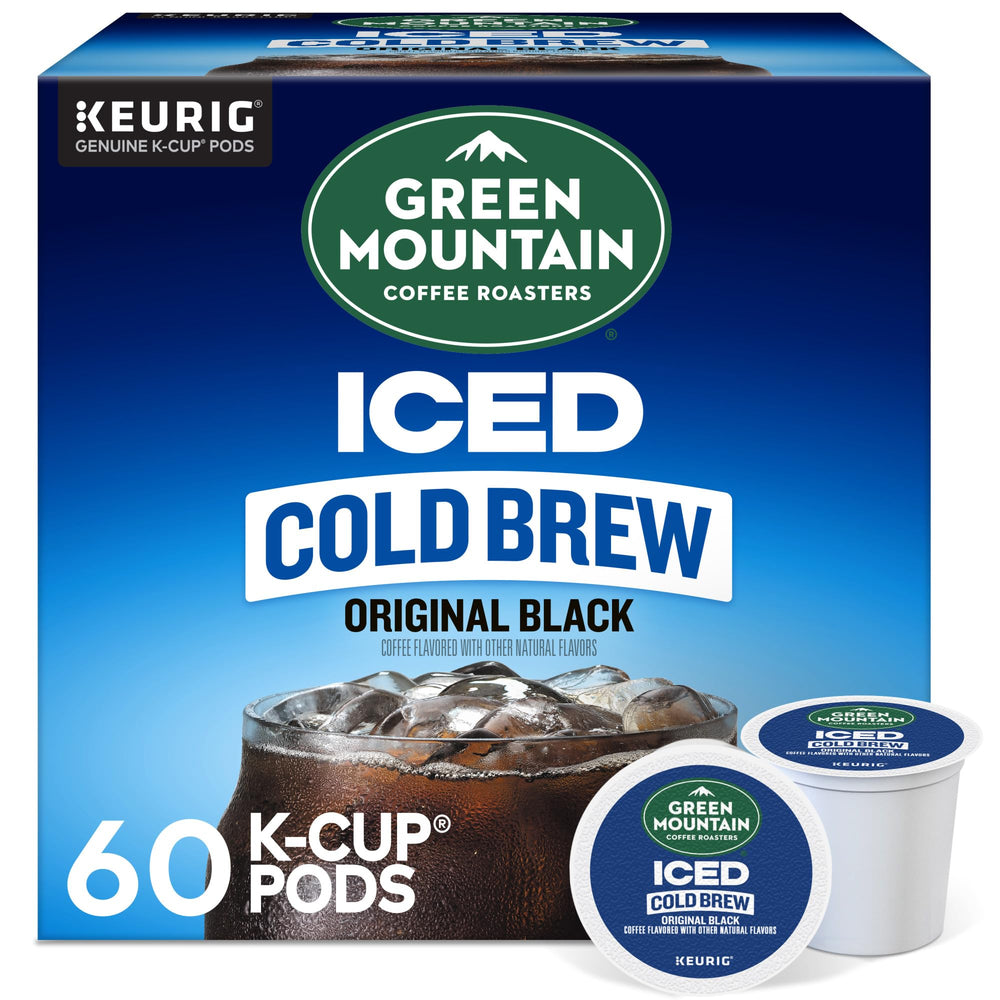 Green Mountain Coffee Roasters iced-cold-brew-pod for easy, refreshing iced coffee at home.