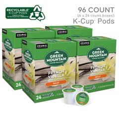 Keurig-compatible Green Mountain pod brewing a consistent cup.
