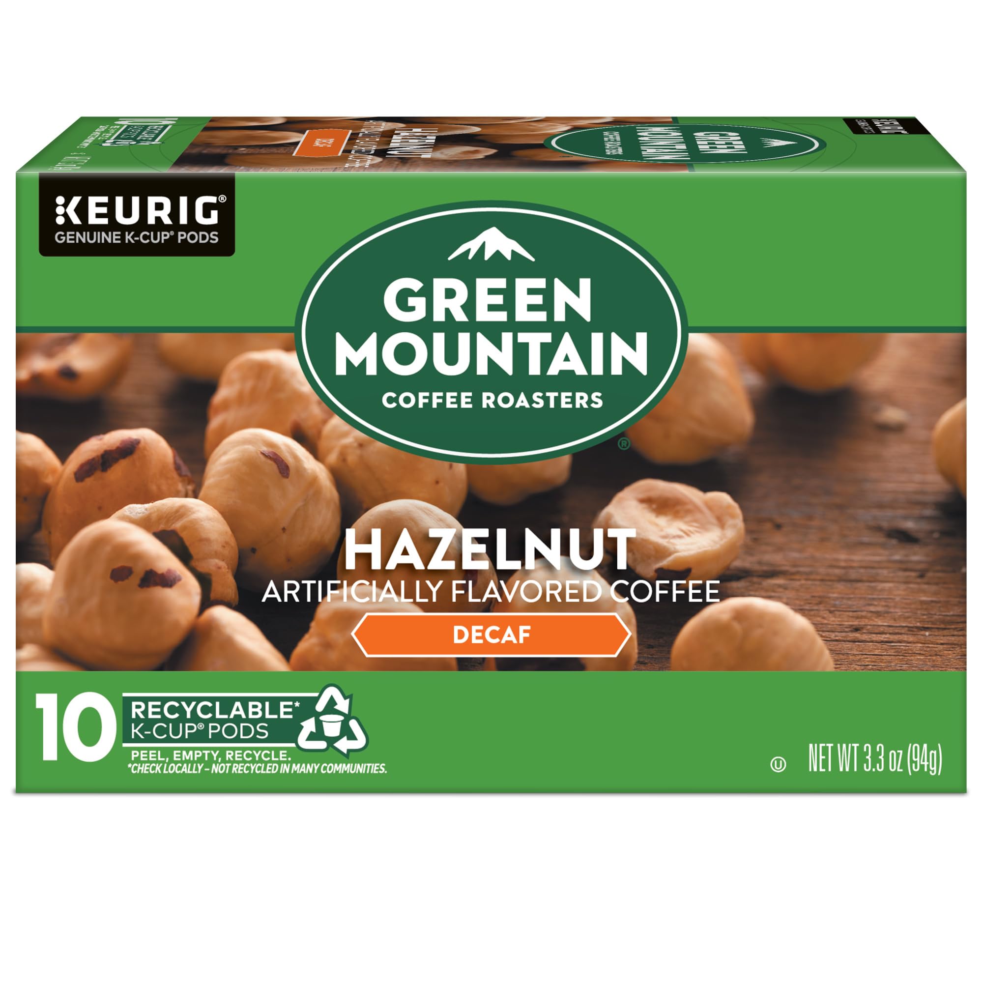 K-Cup box and branding displayed for easy retrieval.
