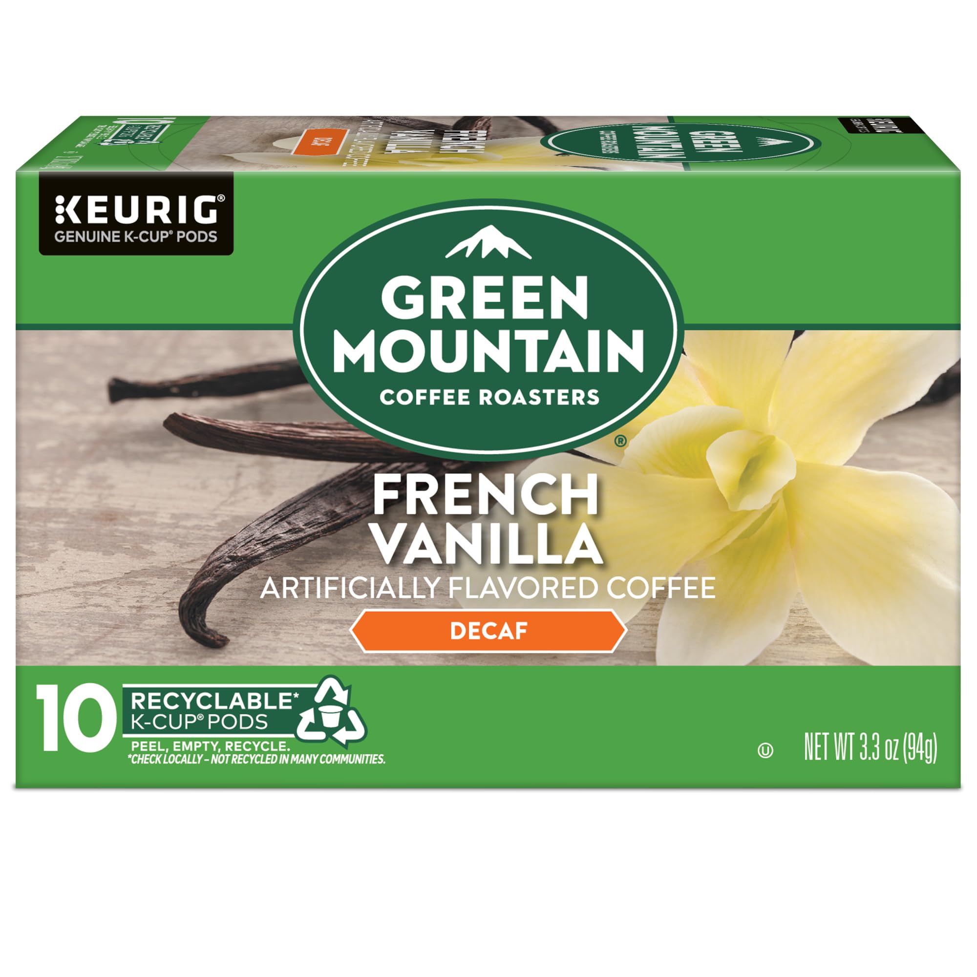 Inside view of a Green Mountain K-Cup pod ready to brew