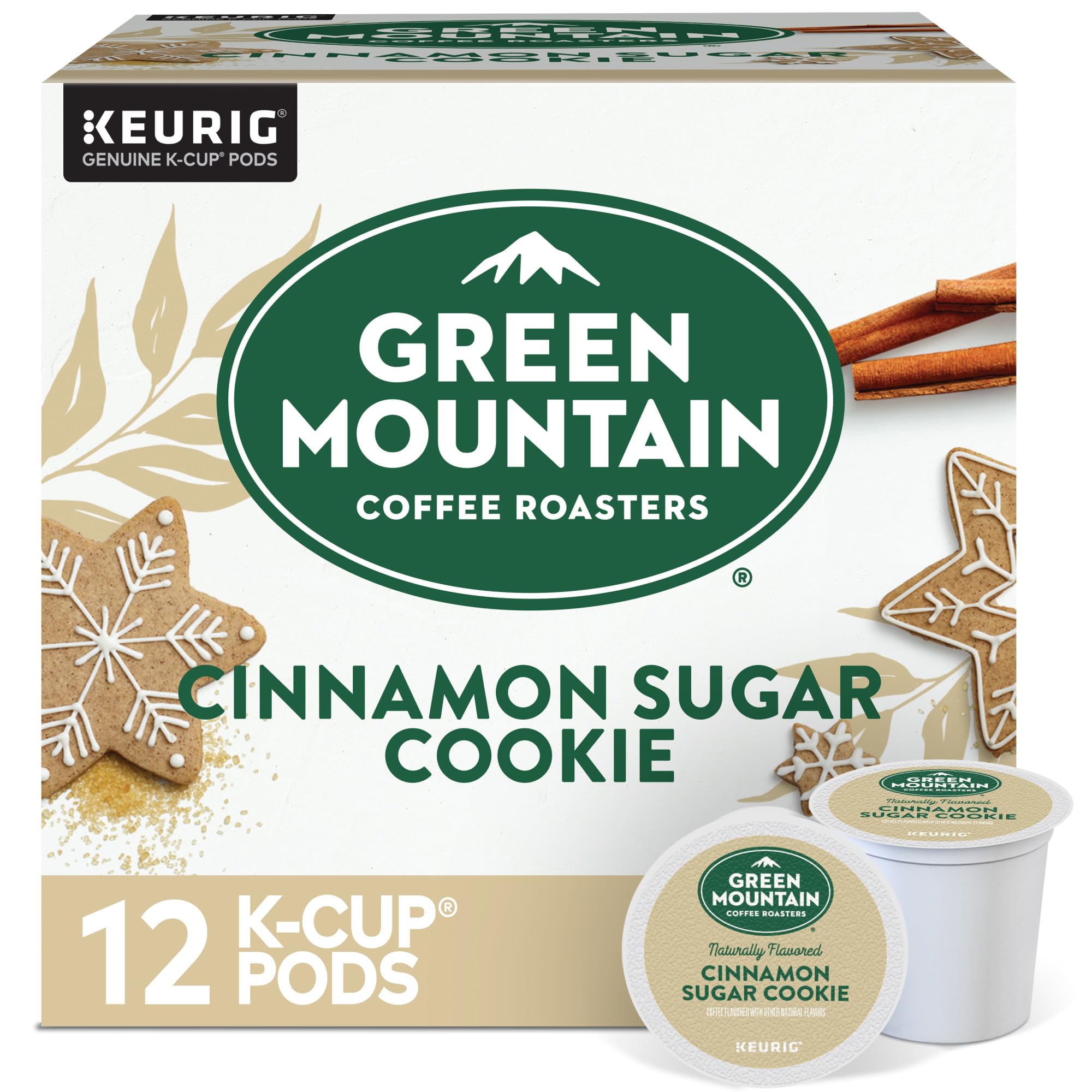 Green Mountain Cinnamon Sugar Cookie pod aroma for a comforting morning ritual