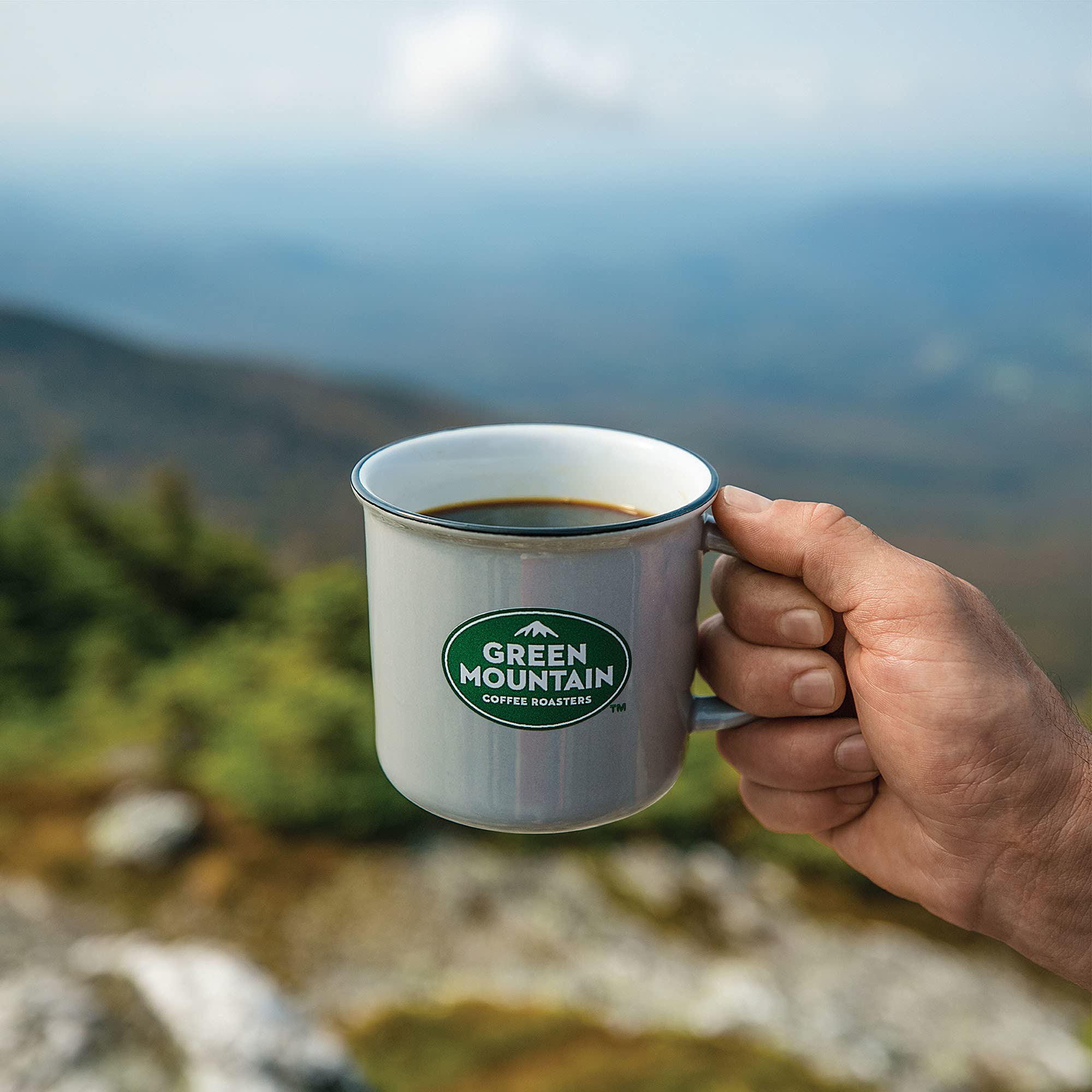 Green Mountain Nantucket Blend measuring-spoon—consistent grind helps you nail the brew ratio