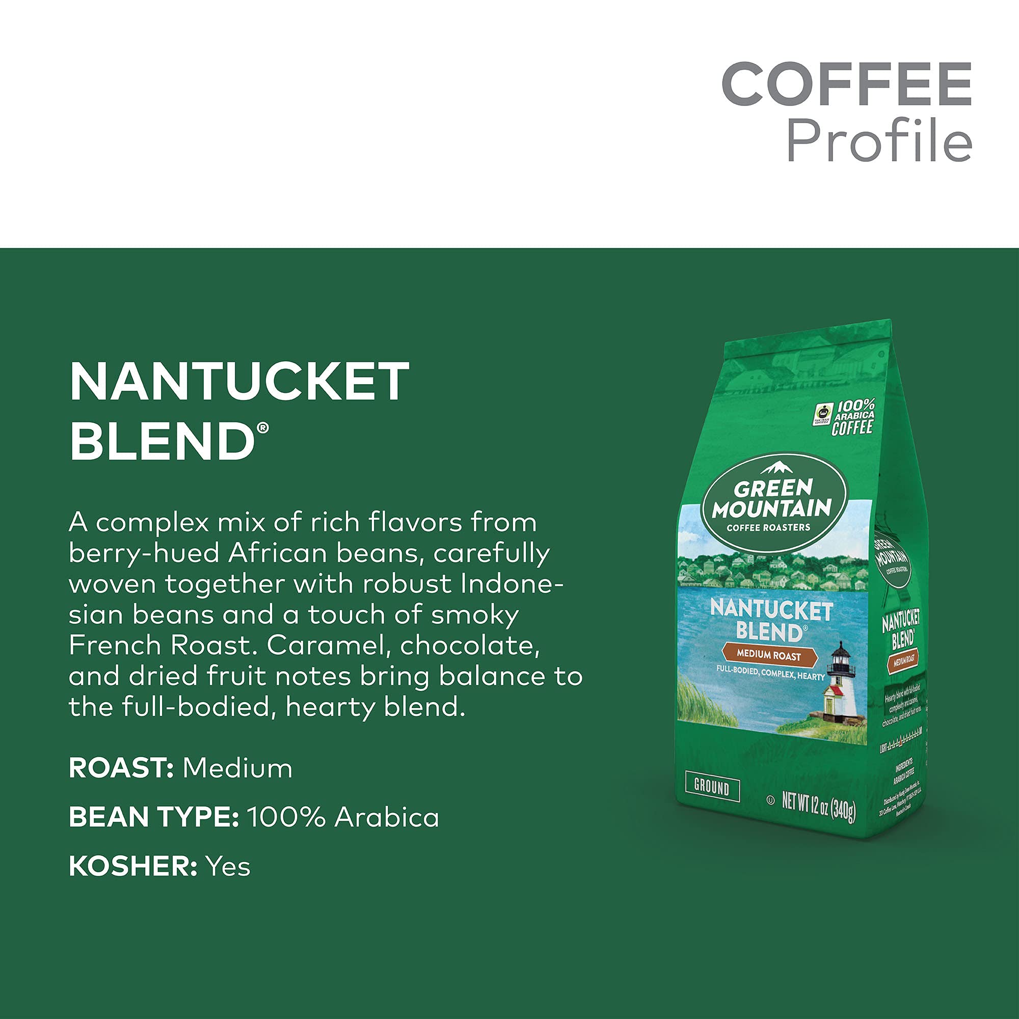 Green Mountain Nantucket Blend mug-steam—aroma rises invitingly, perfect for slow weekend mornings