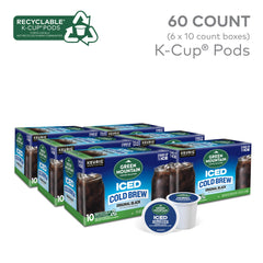 Green Mountain Coffee Roasters Original Black iced cold brew shows smooth chocolate notes for rich flavor.