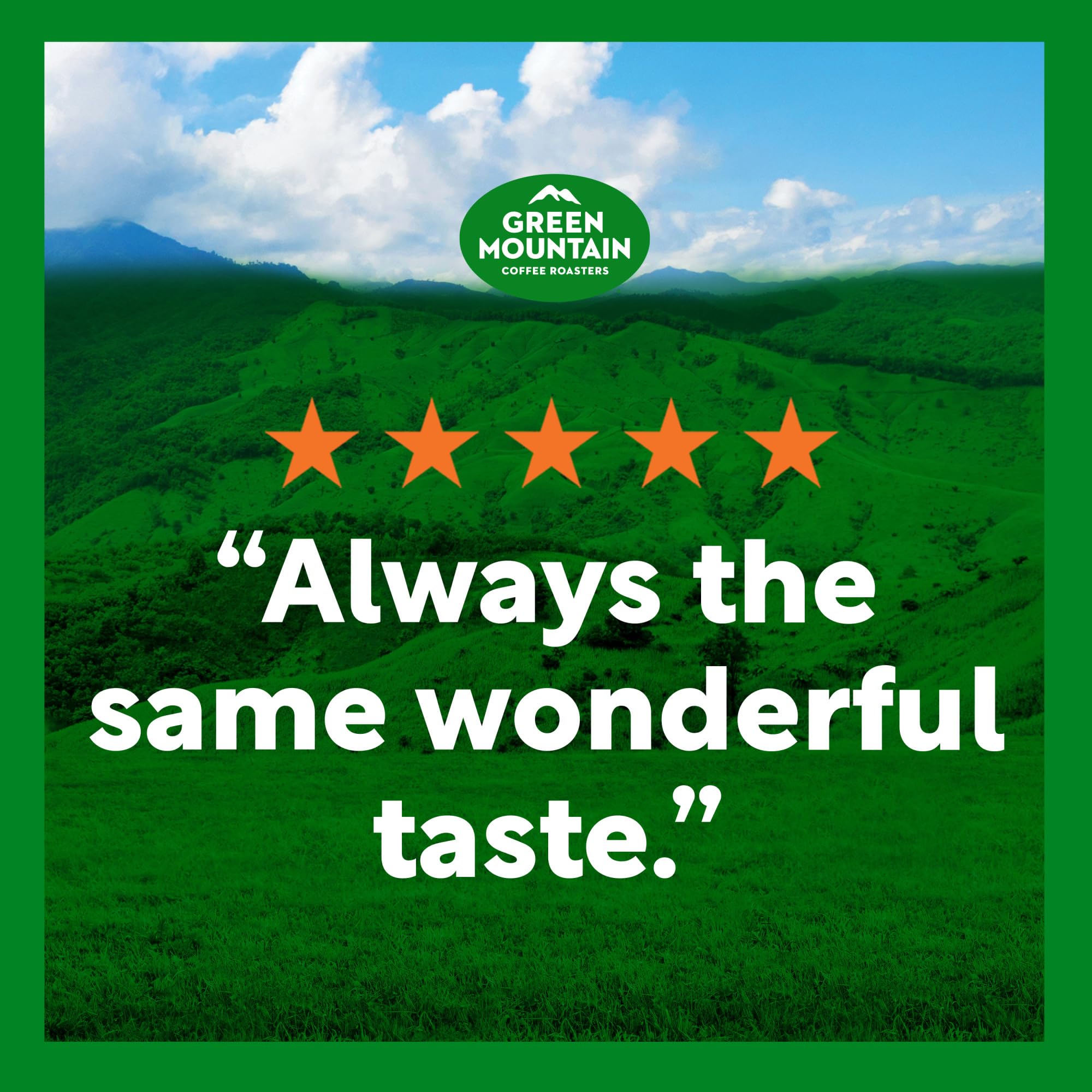 Green Mountain pod dispensing into cup shows simple preparation