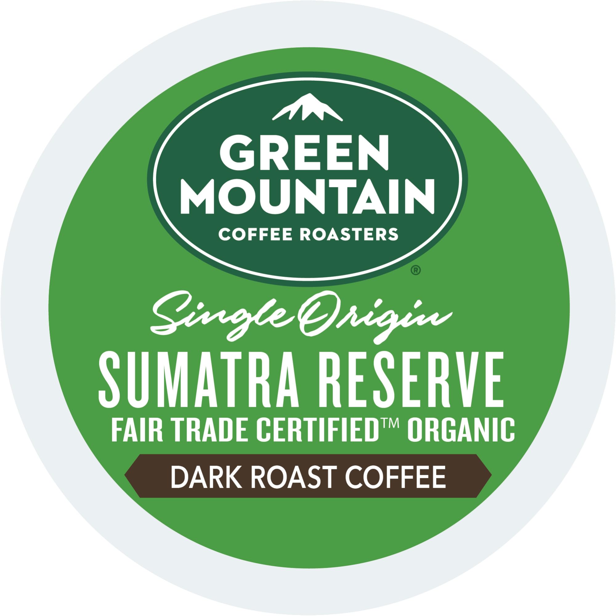 Green Mountain Coffee Roasters Sumatra Reserve fair trade and kosher certifications