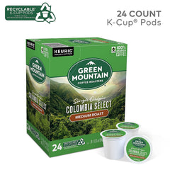 Green Mountain Colombia Select medium-roast K-Cups for Keurig brewers