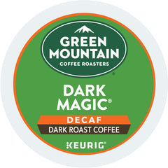 Dark Magic Decaf brew pours with rich aroma and chocolate notes