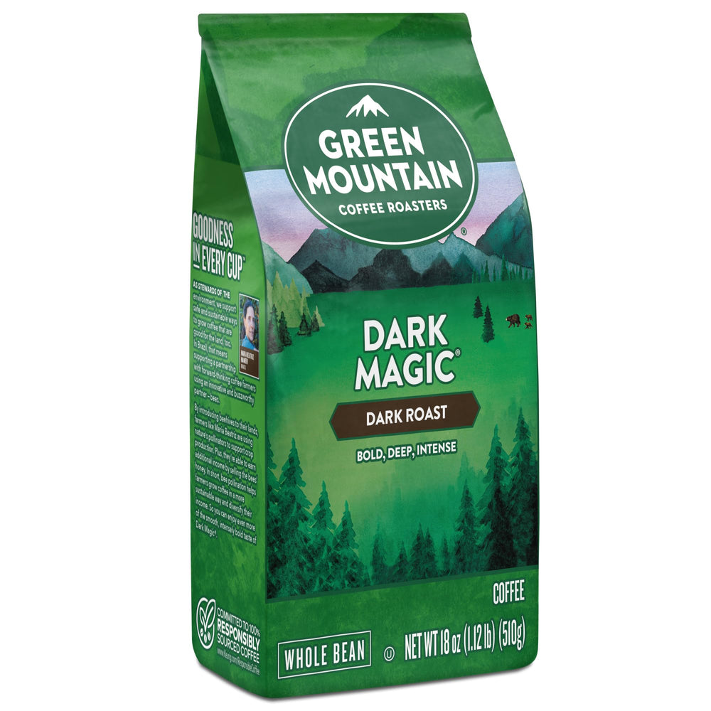 Notes of dried fruit in Green Mountain Dark Magic