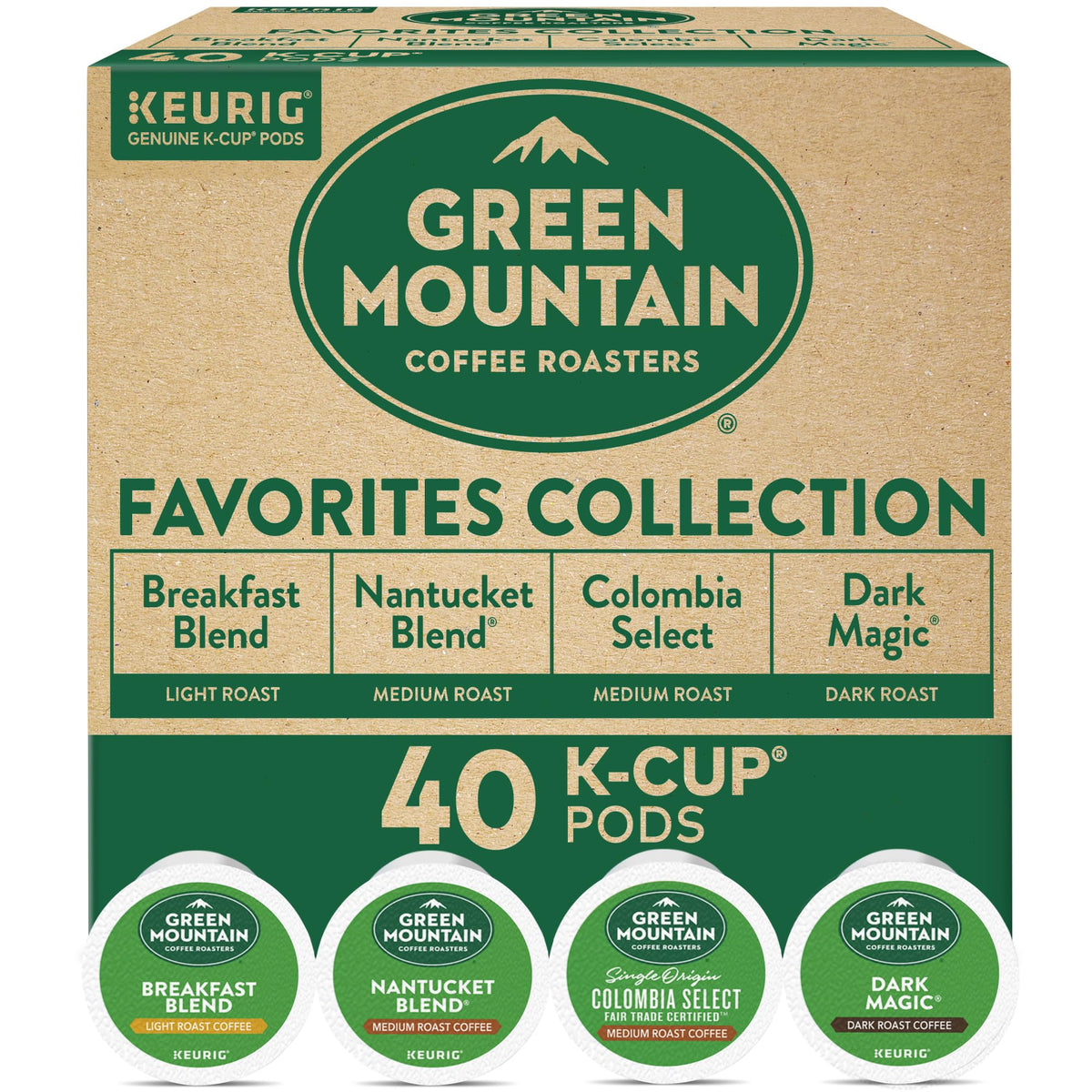 Green Mountain Dark Magic K-Cup pod for bold, aromatic mornings.