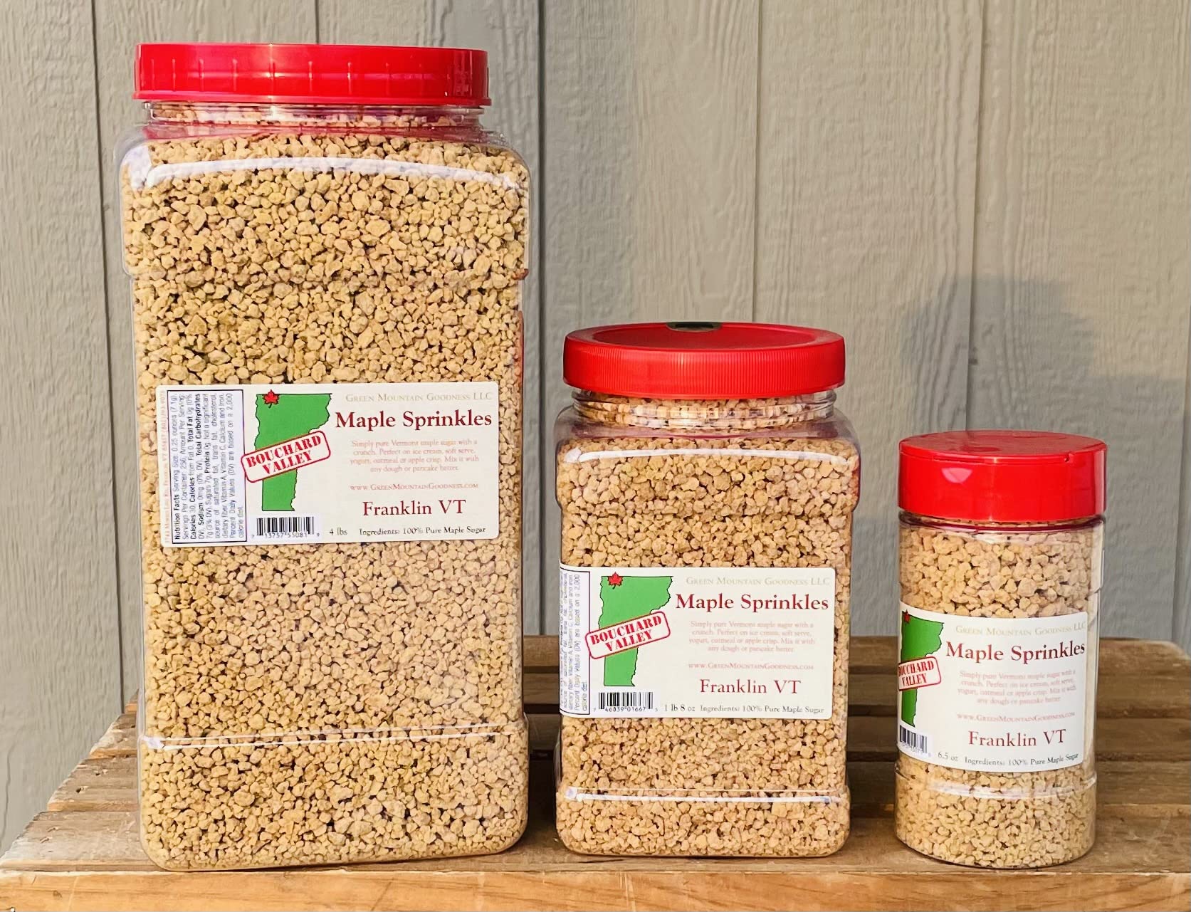 Green Mountain Goodness Maple Sprinkles Dessert Idea showcases topping on cupcakes or oats