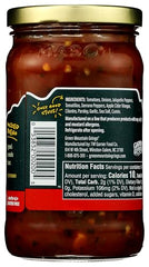 Close-up of Green Mountain Gringo hot salsa jar highlighting fresh, vibrant heat.