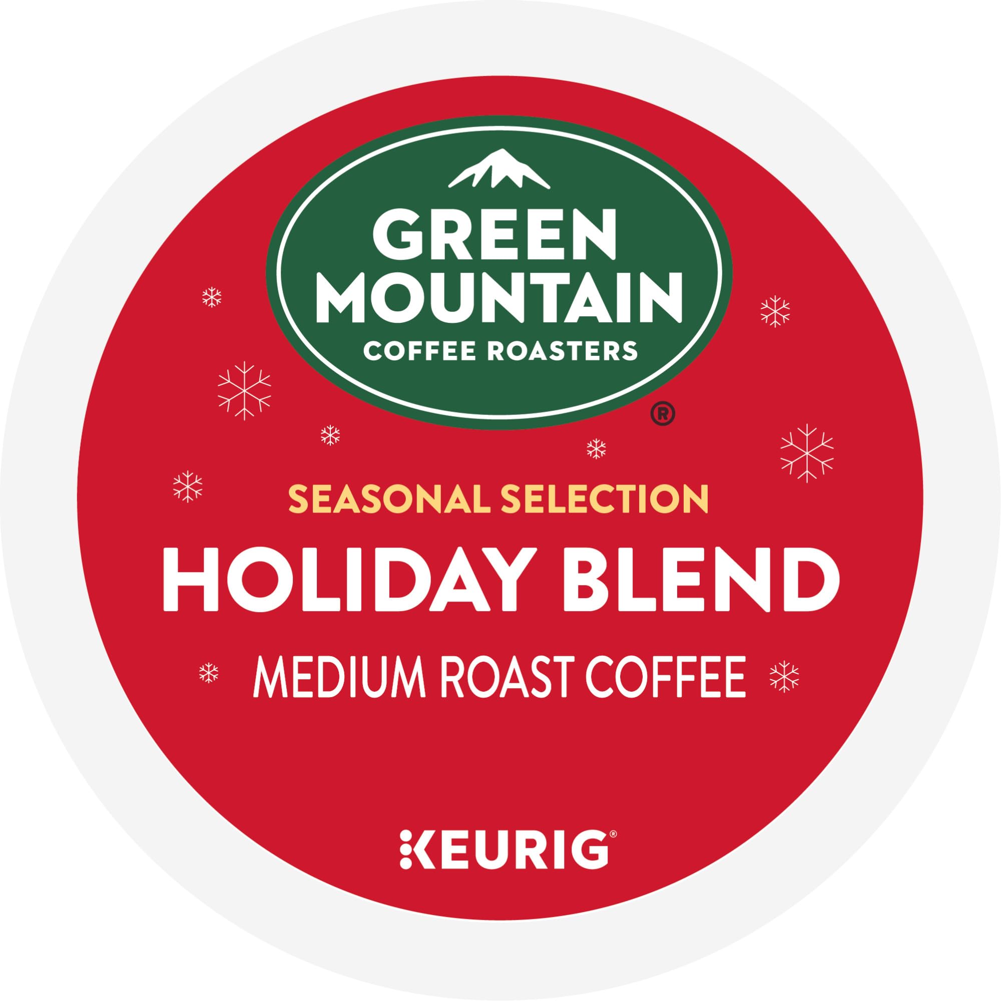 Green Mountain Holiday Blend box showcasing 60-count pack size.